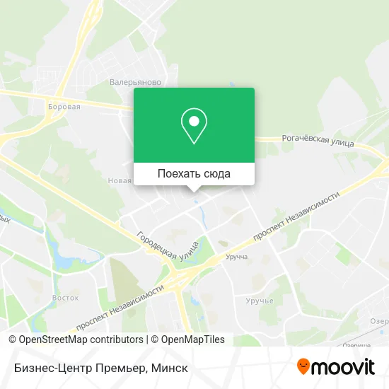 Карта Бизнес-Центр Премьер
