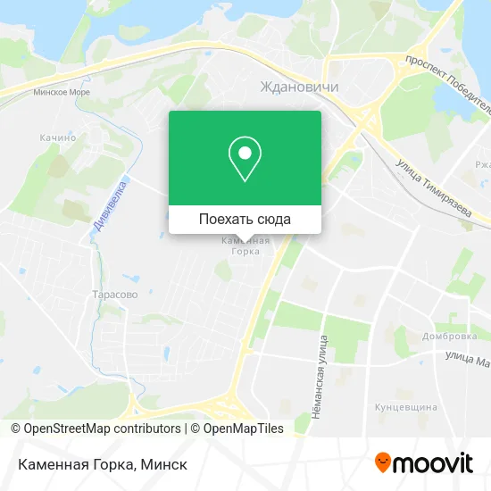 Карта Каменная Горка