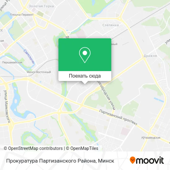 Карта Прокуратура Партизанского Района