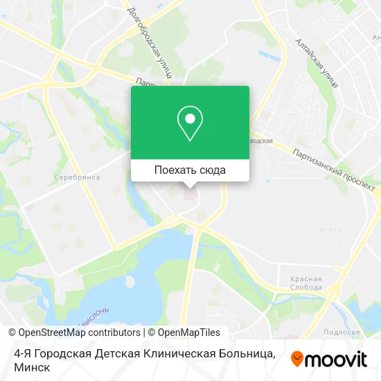Карта 4-Я Городская Детская Клиническая Больница