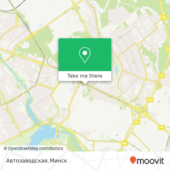 Карта Автозаводская