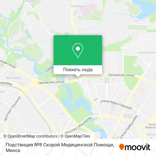 Карта Подстанция №8 Скорой Медицинской Помощи