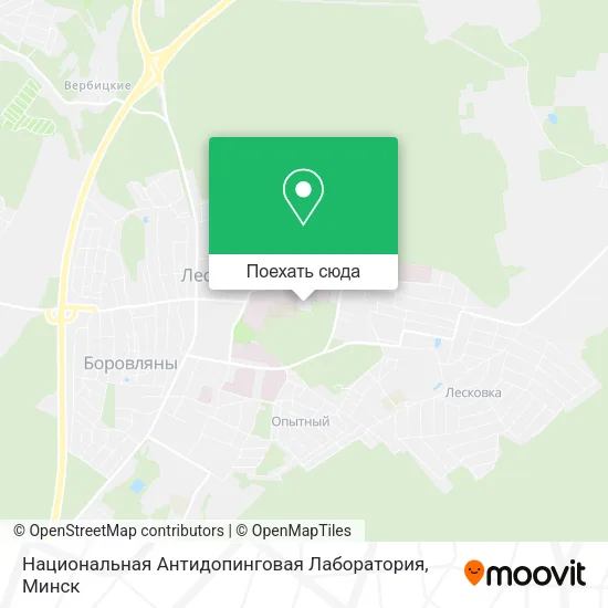 Карта Национальная Антидопинговая Лаборатория