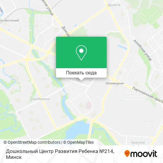 Карта Дошкольный Центр Развития Ребенка №214