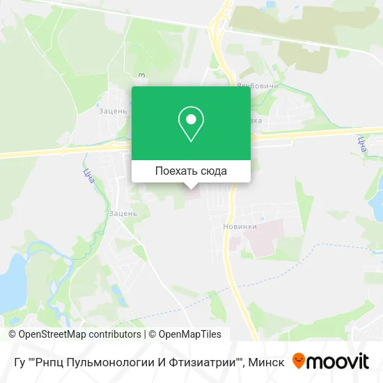 Карта Гу ""Рнпц Пульмонологии И Фтизиатрии""