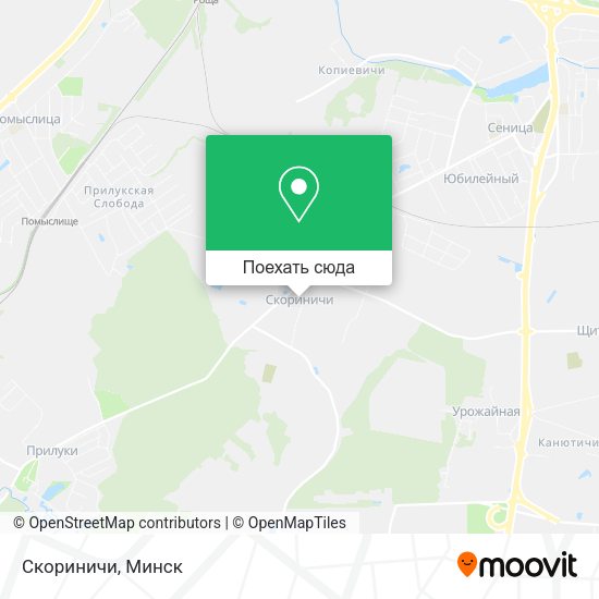 Карта Скориничи