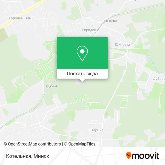 Карта Котельная