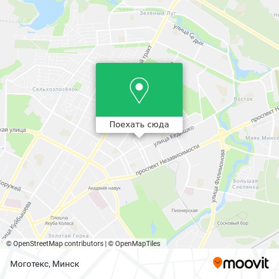 Карта Моготекс