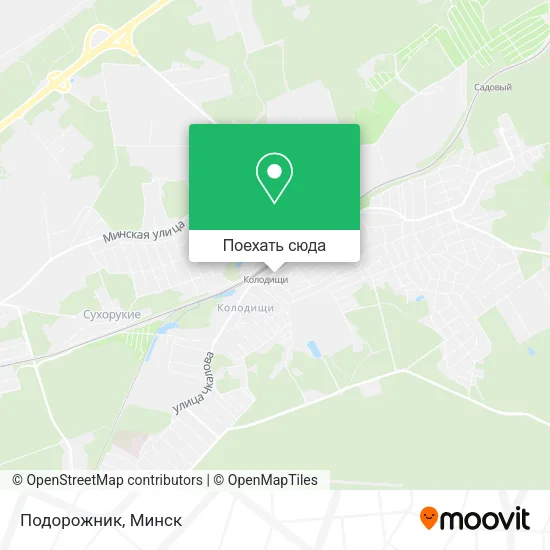 Карта Подорожник