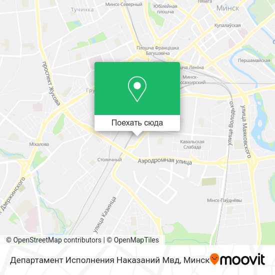 Карта Департамент Исполнения Наказаний Мвд