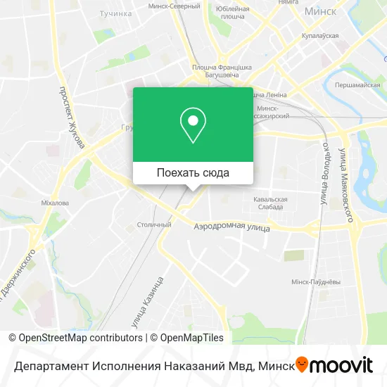 Карта Департамент Исполнения Наказаний Мвд
