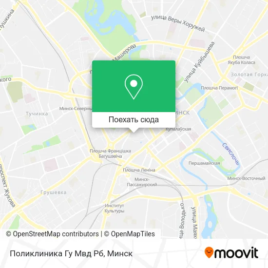 Карта Поликлиника Гу Мвд Рб