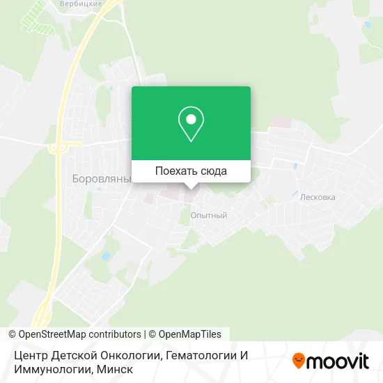 Карта Центр Детской Онкологии, Гематологии И Иммунологии