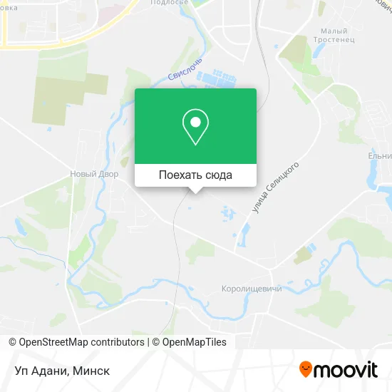 Карта Уп Адани