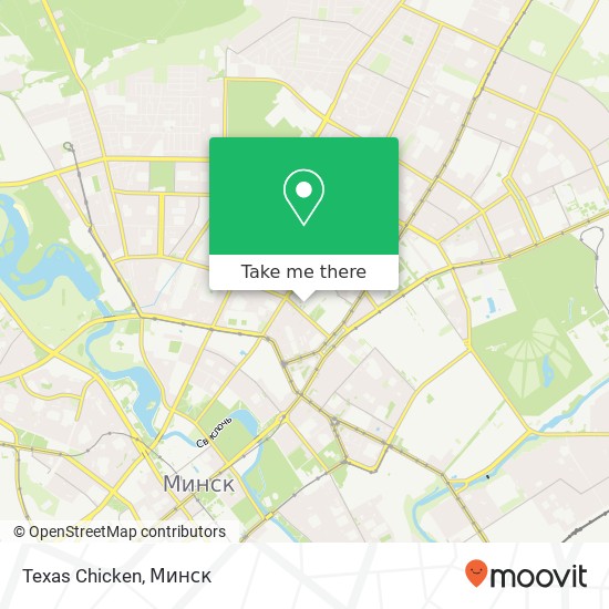 Карта Texas Chicken