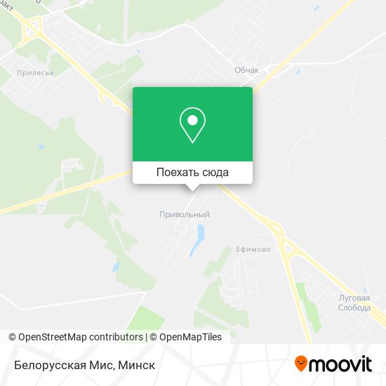 Карта Белорусская Мис
