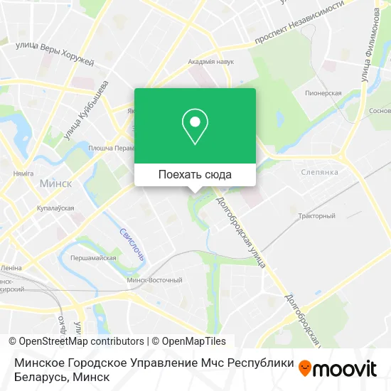 Карта Минское Городское Управление Мчс Республики Беларусь