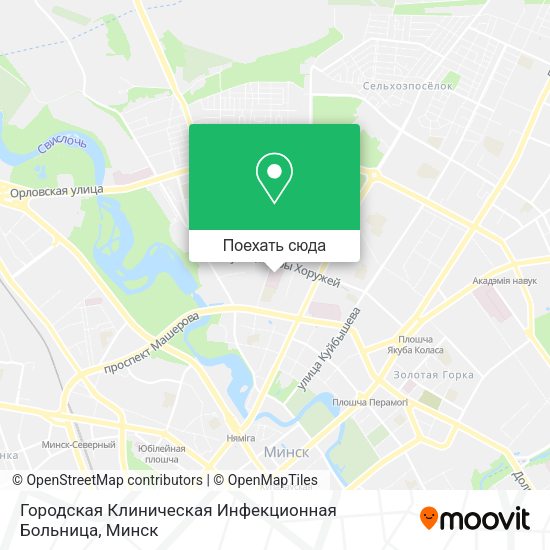 Карта Городская Клиническая Инфекционная Больница