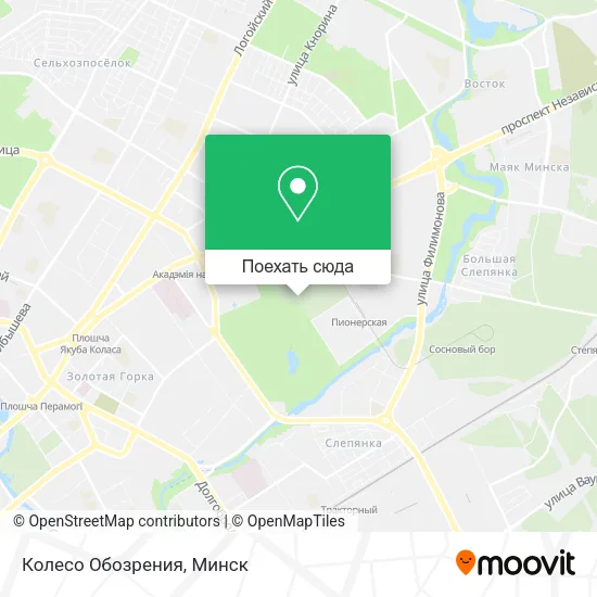 Карта Колесо Обозрения