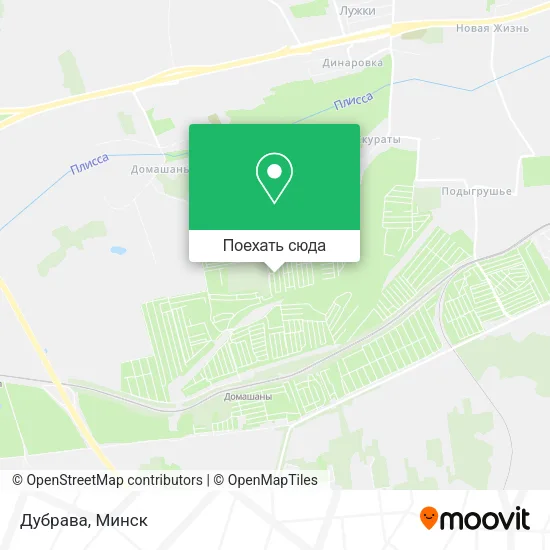 Карта Дубрава