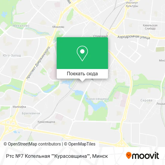 Карта Ртс №7 Котельная ""Курасовщина""