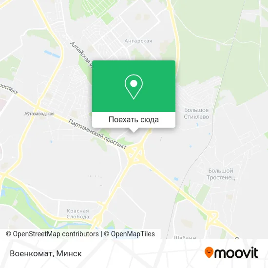 Карта Военкомат