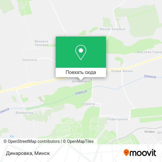 Карта Динаровка