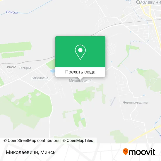 Карта Миколаевичи