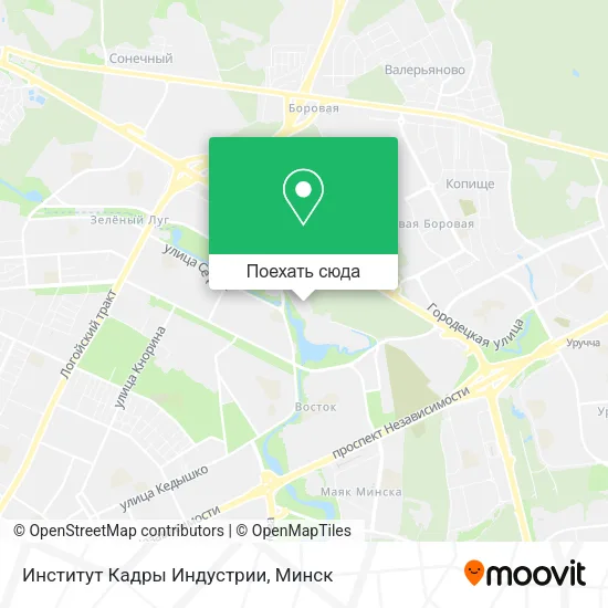 Карта Институт Кадры Индустрии