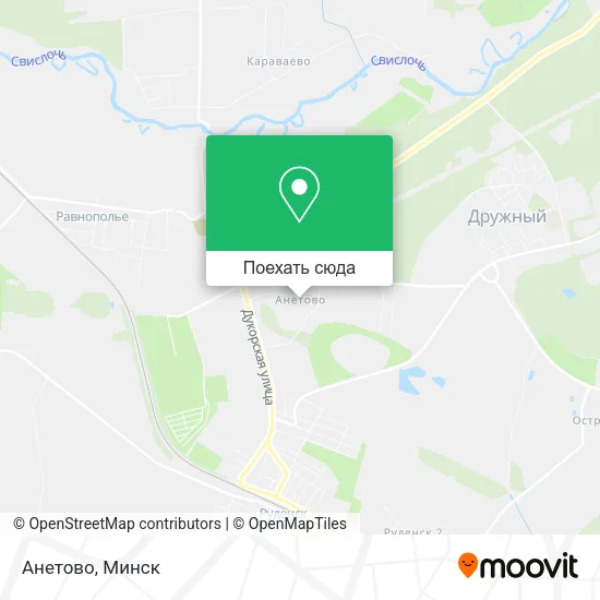 Карта Анетово