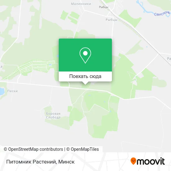 Карта Питомник Растений