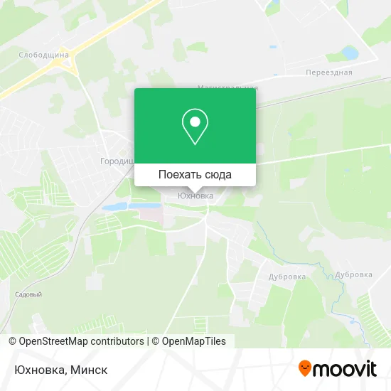 Карта Юхновка