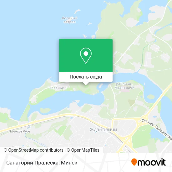 Карта Санаторий Пралеска