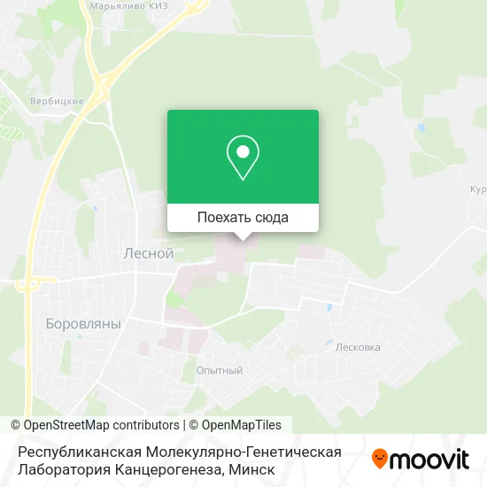 Карта Республиканская Молекулярно-Генетическая Лаборатория Канцерогенеза