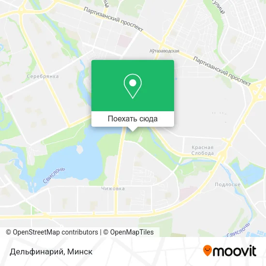 Карта Дельфинарий