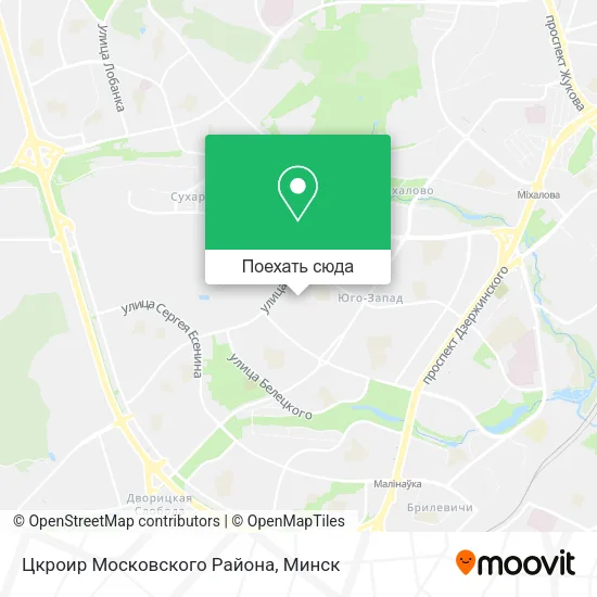 Карта Цкроир Московского Района