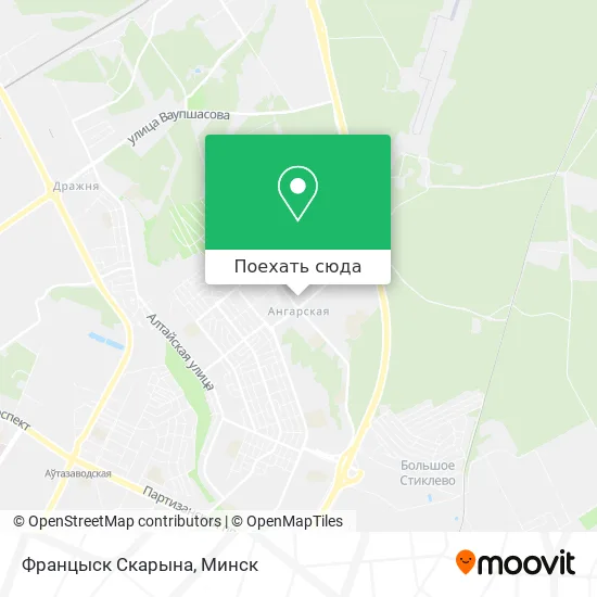 Карта Францыск Скарына
