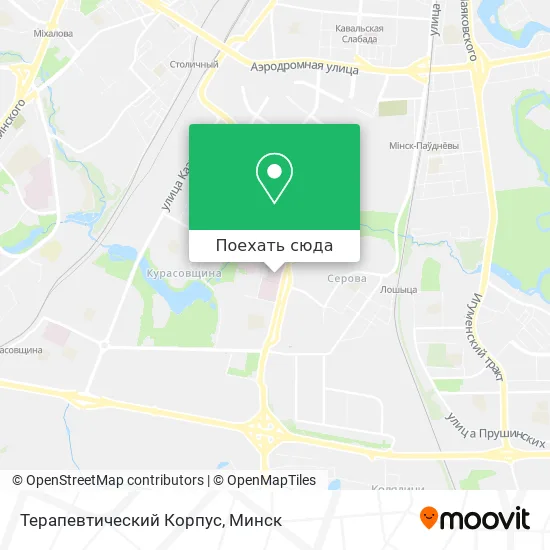 Карта Терапевтический Корпус