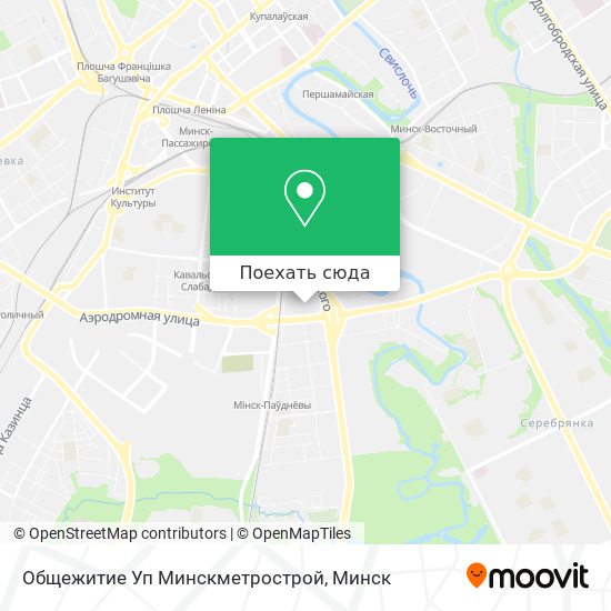 Карта Общежитие Уп Минскметрострой