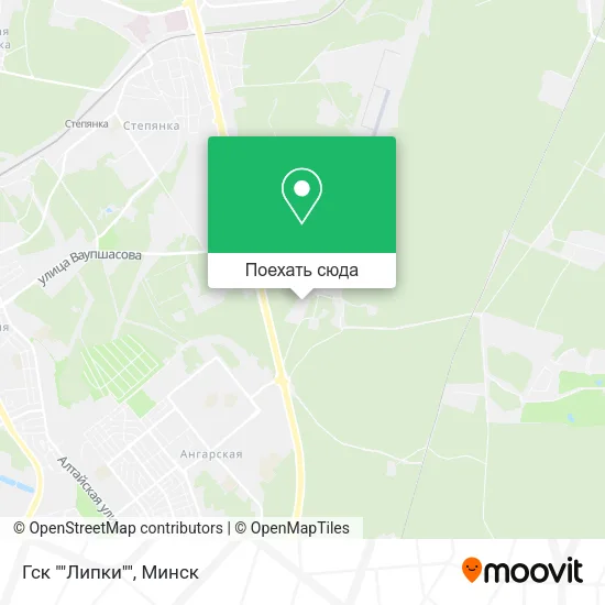 Карта Гск ""Липки""