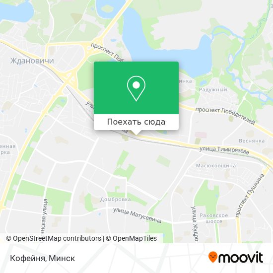 Карта Кофейня