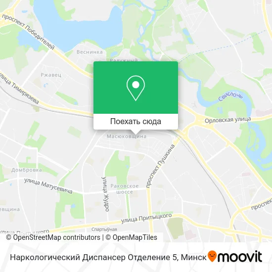 Карта Наркологический Диспансер Отделение 5