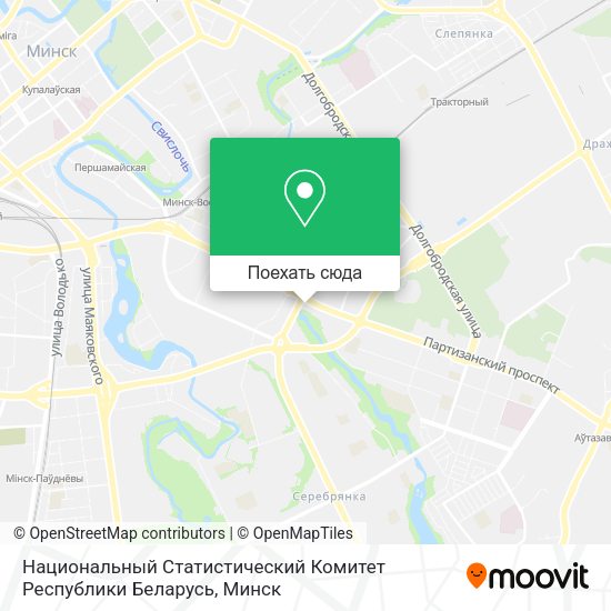Карта Национальный Статистический Комитет Республики Беларусь