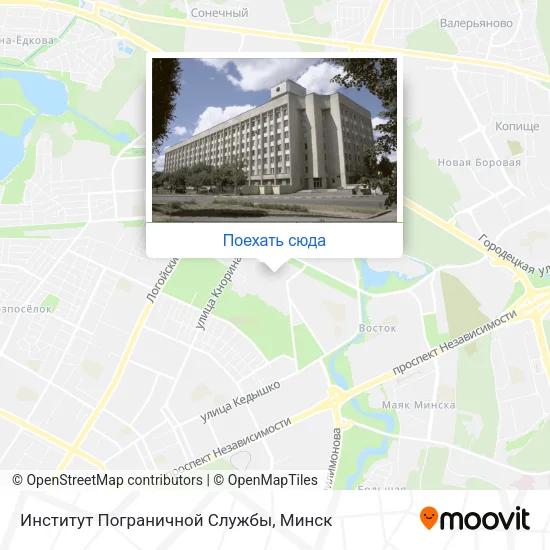 Карта Институт Пограничной Службы