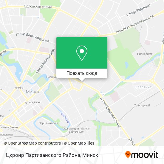 Карта Цкроир Партизанского Района
