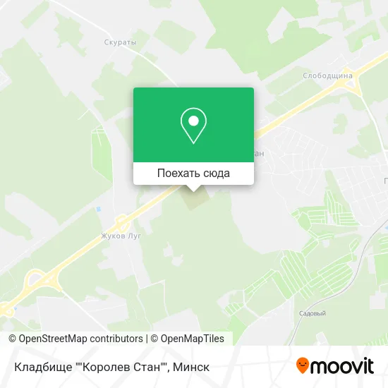 Карта Кладбище ""Королев Стан""