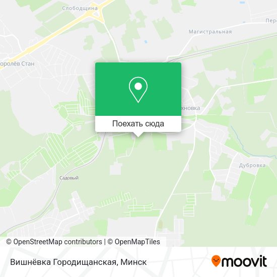 Карта Вишнёвка Городищанская