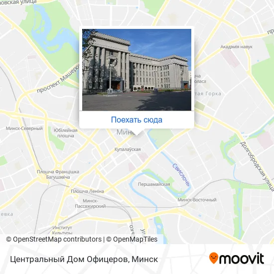 Карта Центральный Дом Офицеров