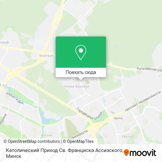 Карта Католический Приход Св. Франциска Ассизского