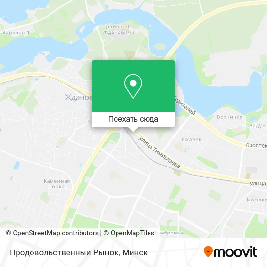 Карта Продовольственный Рынок